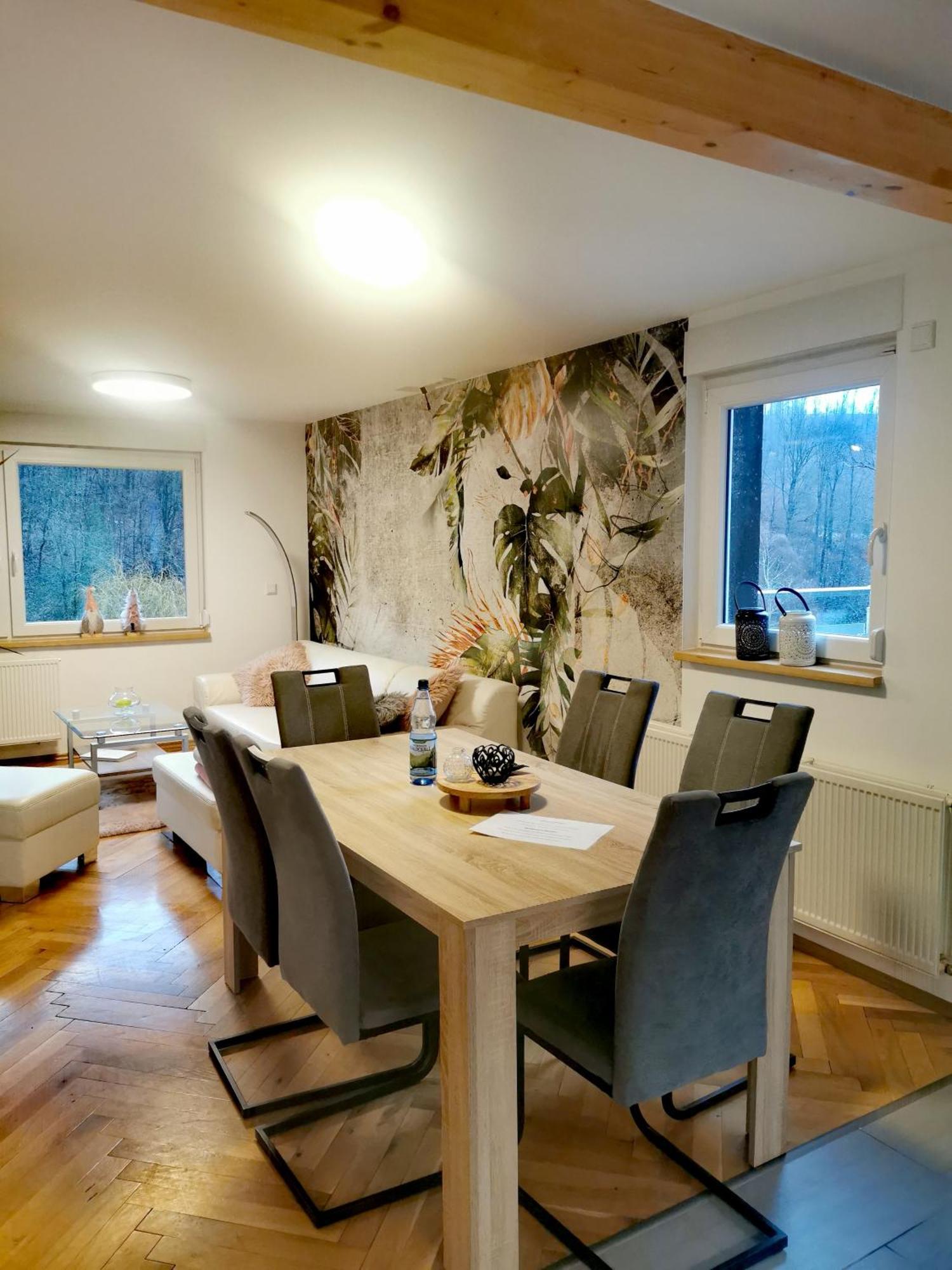 Ferienhaus Am Wald Wendehausen Esterno foto